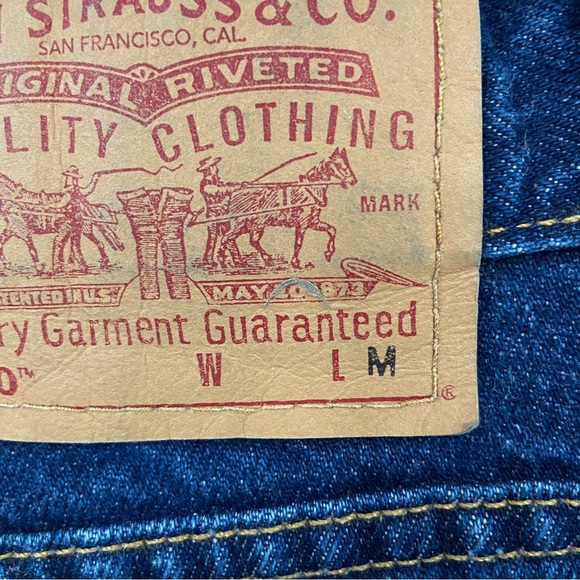 DEADSTOCK Vintage Y2K Levi’s 550 High Rise Mom Jeans Size 12 *READ* - Picture 8 of 15